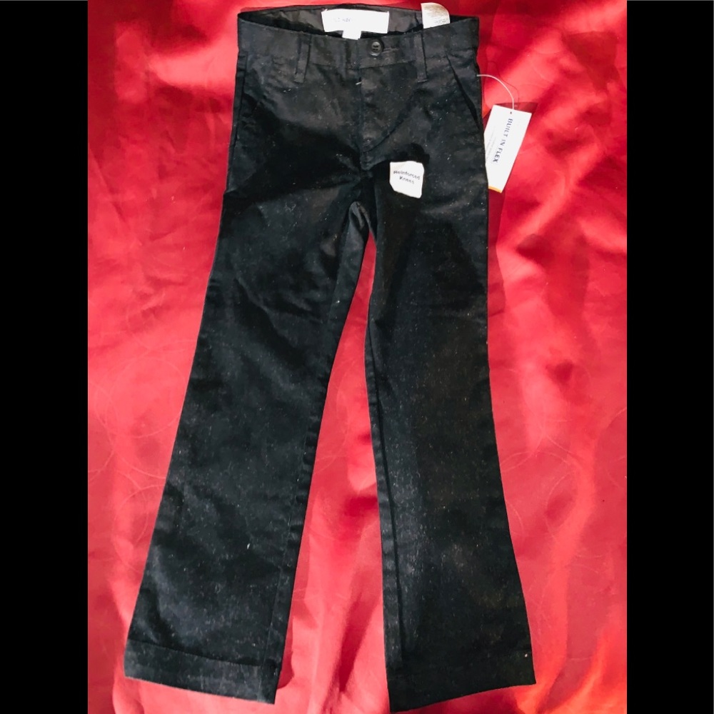 Black slim reinforced knee with built in flex pant